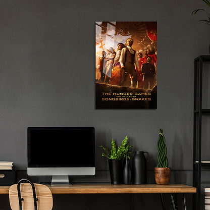 Flex Designs Metal Poster The Hunger Games The Ballad of Songbirds & Snakes 24 x 36" Home Goods - Movie 2023 Movie Metal Poster