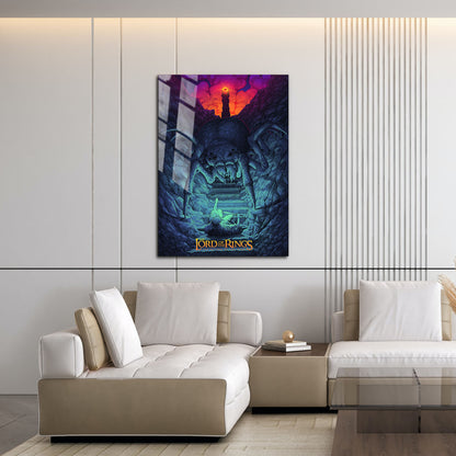 Flex Designs Metal Poster The Lord of the Rings The Return of the King Neon 16 x 24" Home Goods - Movie 2003 Movie Metal Poster