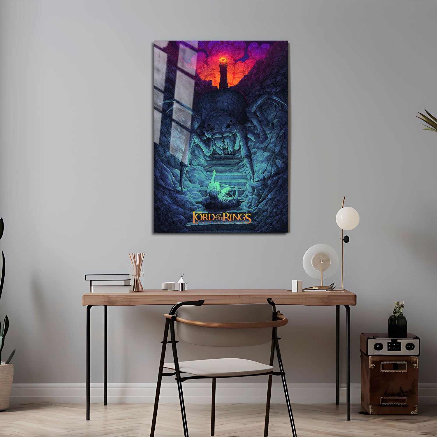 Flex Designs Metal Poster The Lord of the Rings The Return of the King Neon 5 x 7" Home Goods - Movie 2003 Movie Metal Poster