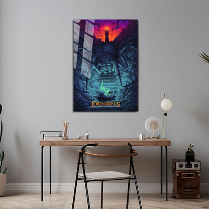 Flex Designs Metal Poster The Lord of the Rings The Return of the King Neon 5 x 7" Home Goods - Movie 2003 Movie Metal Poster
