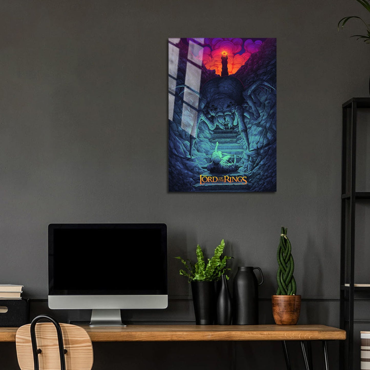 Flex Designs Metal Poster The Lord of the Rings The Return of the King Neon 24 x 36" Home Goods - Movie 2003 Movie Metal Poster