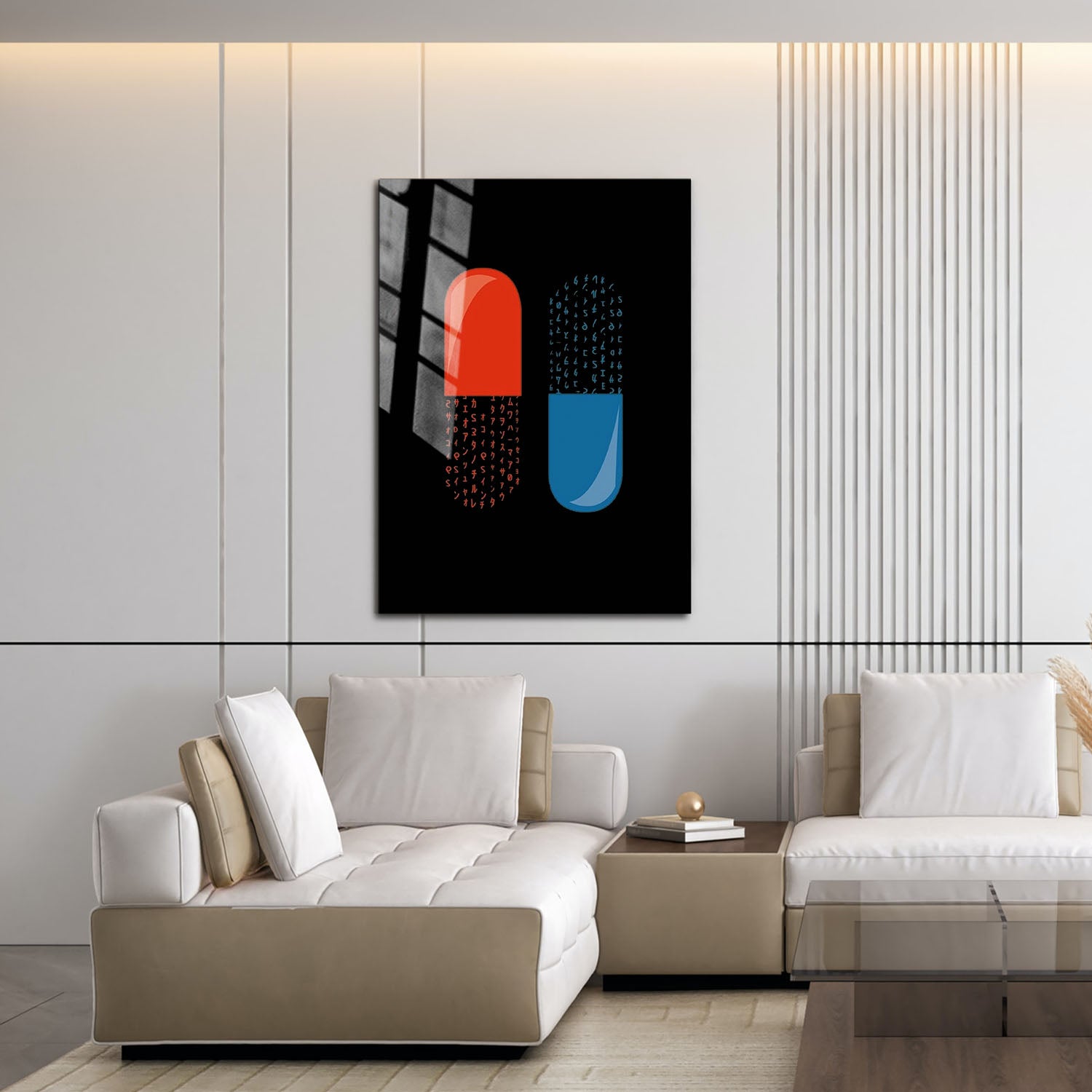 Flex Designs Metal Poster The Matrix Pills 16 x 24" Home Goods - Movie 1999 Movie Metal Poster