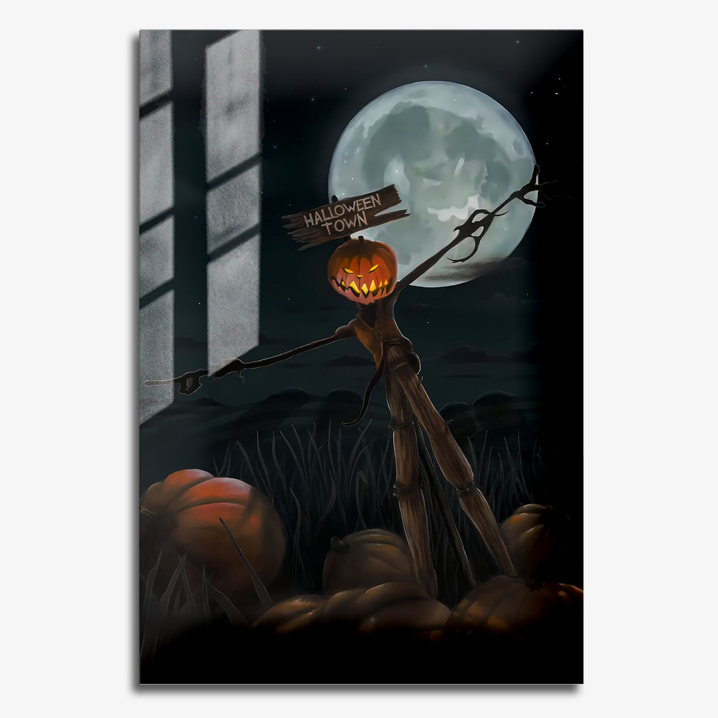 Flex Designs Metal Poster The Nightmare Before Christmas Alternate 11 x 17" Home Goods - Movie 1993 Movie Metal Poster
