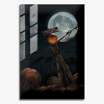 Flex Designs Metal Poster The Nightmare Before Christmas Alternate 11 x 17" Home Goods - Movie 1993 Movie Metal Poster