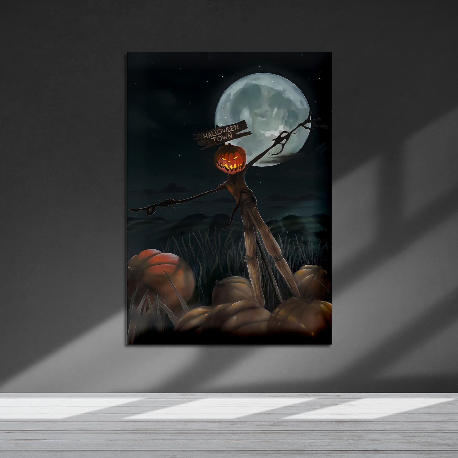 Flex Designs Metal Poster The Nightmare Before Christmas Alternate 5 x 7" Home Goods - Movie 1993 Movie Metal Poster