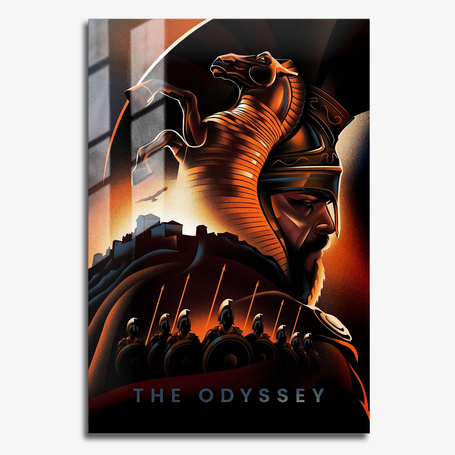 Flex Designs Metal Poster The Odyssey Minimalist 11 x 17" Home Goods - Movie 2026 Movie Metal Poster