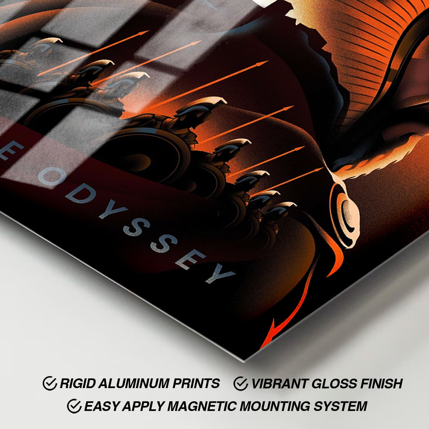 Flex Designs Metal Poster The Odyssey Minimalist 11 x 17" Home Goods - Movie 2026 Movie Metal Poster
