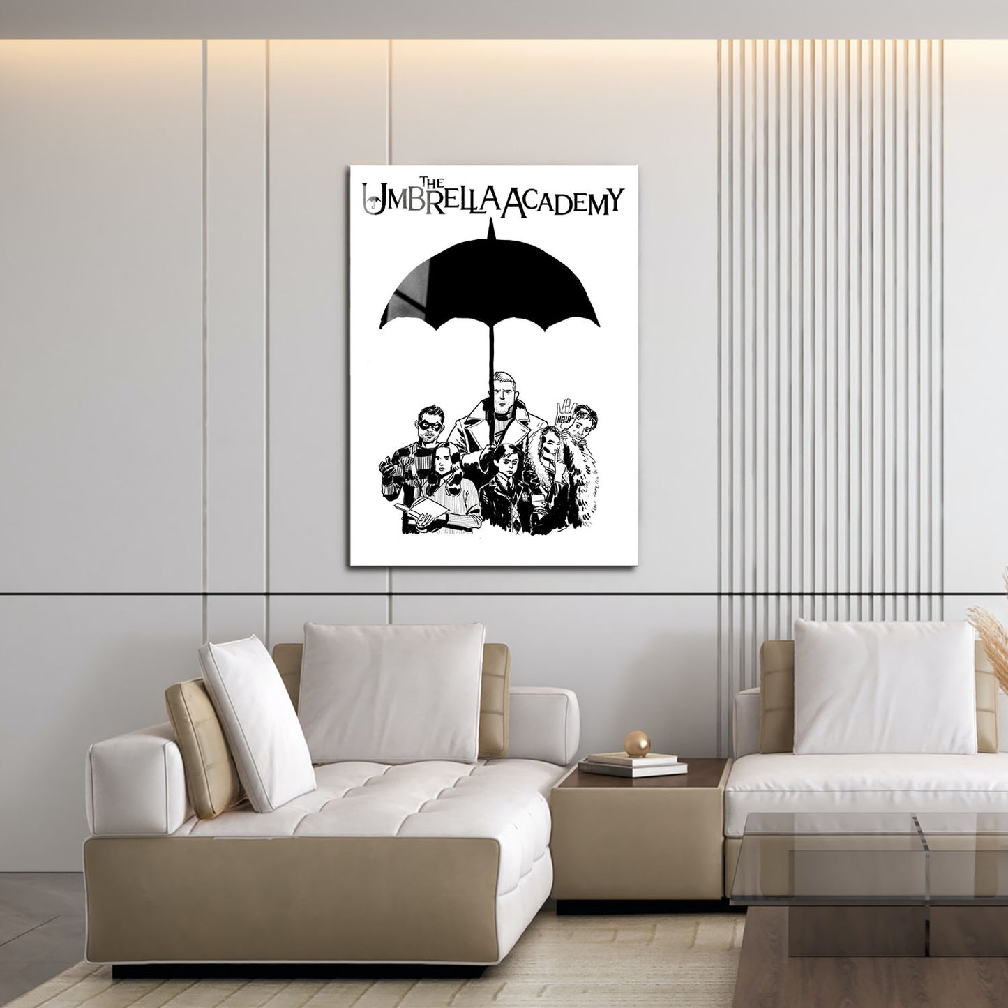 Flex Designs Metal Poster The Umbrella Academy Cartoon 16 x 24" Home Goods - TV show 2019 TV show Metal Poster