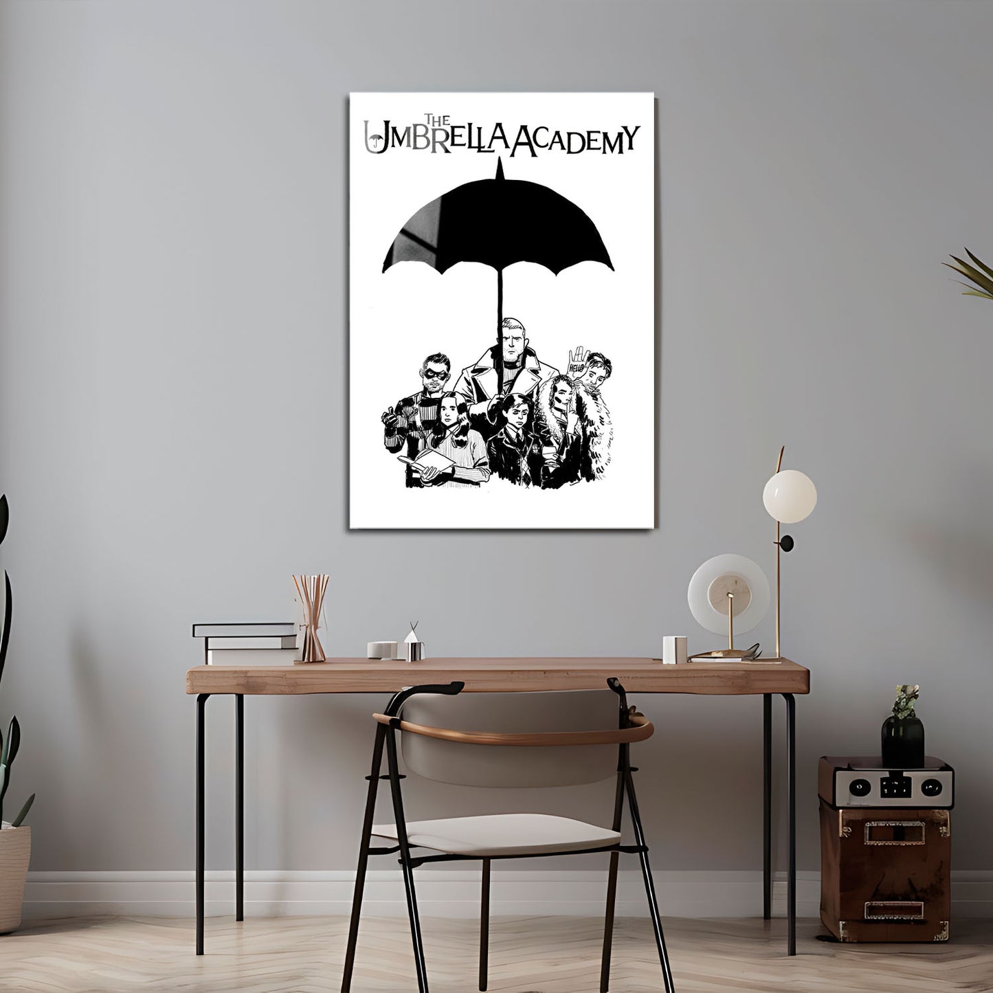 Flex Designs Metal Poster The Umbrella Academy Cartoon 5 x 7" Home Goods - TV show 2019 TV show Metal Poster