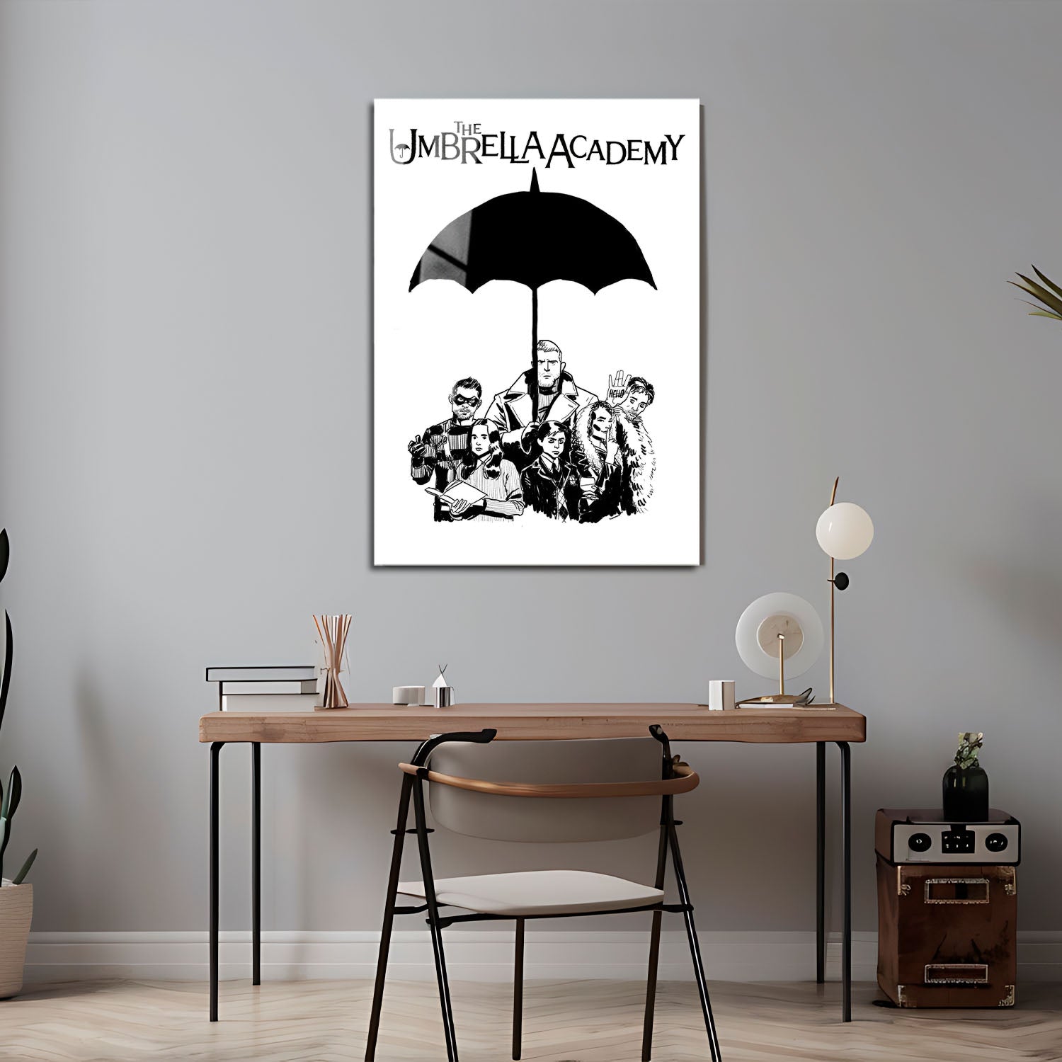 Flex Designs Metal Poster The Umbrella Academy Cartoon 5 x 7" Home Goods - TV show 2019 TV show Metal Poster