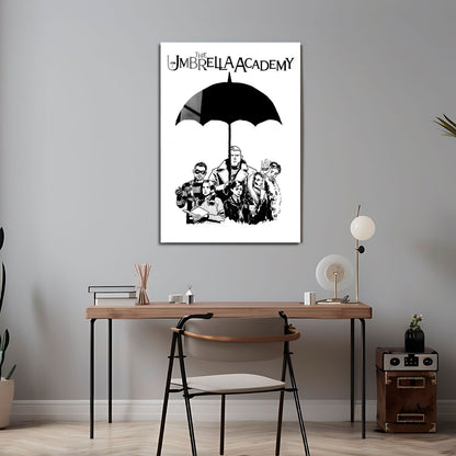 Flex Designs Metal Poster The Umbrella Academy Cartoon 5 x 7" Home Goods - TV show 2019 TV show Metal Poster