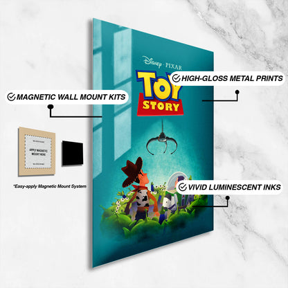 Flex Designs Metal Poster Toy Story Cartoon 16 x 24" Home Goods - Movie 1995 Movie Metal Poster