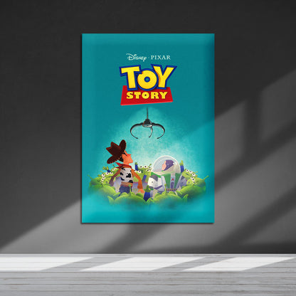 Flex Designs Metal Poster Toy Story Cartoon 5 x 7" Home Goods - Movie 1995 Movie Metal Poster