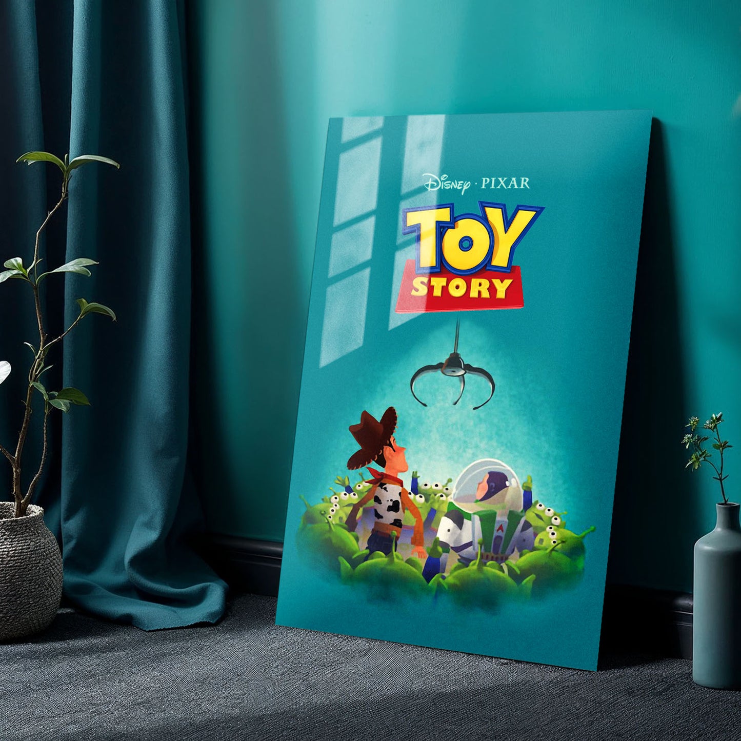 Flex Designs Metal Poster Toy Story Cartoon 24 x 36" Home Goods - Movie 1995 Movie Metal Poster