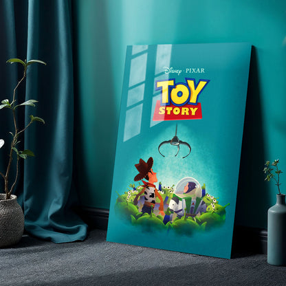 Flex Designs Metal Poster Toy Story Cartoon 24 x 36" Home Goods - Movie 1995 Movie Metal Poster