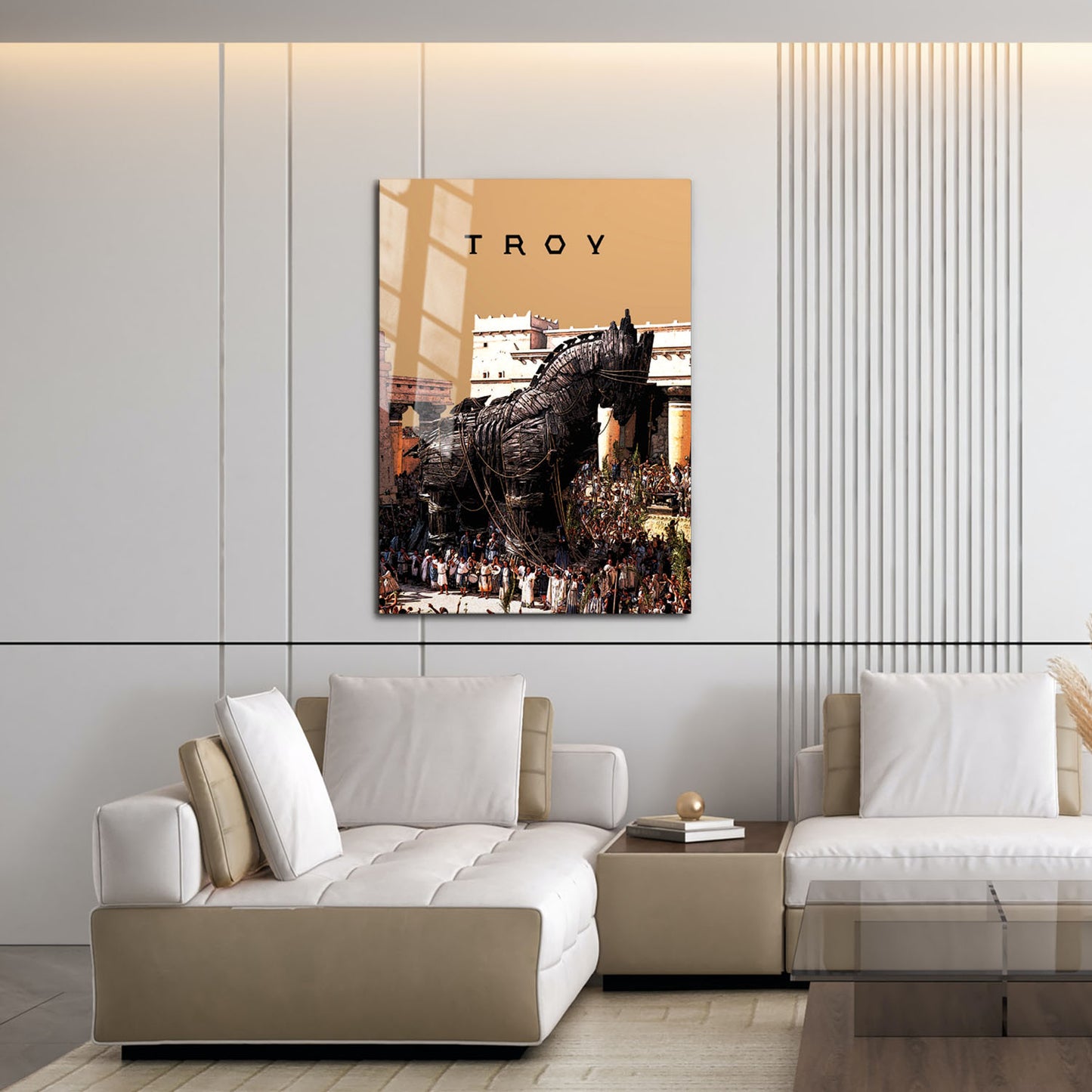 Flex Designs Metal Poster Troy Theatrical 16 x 24" Home Goods - Movie 2004 Movie Metal Poster