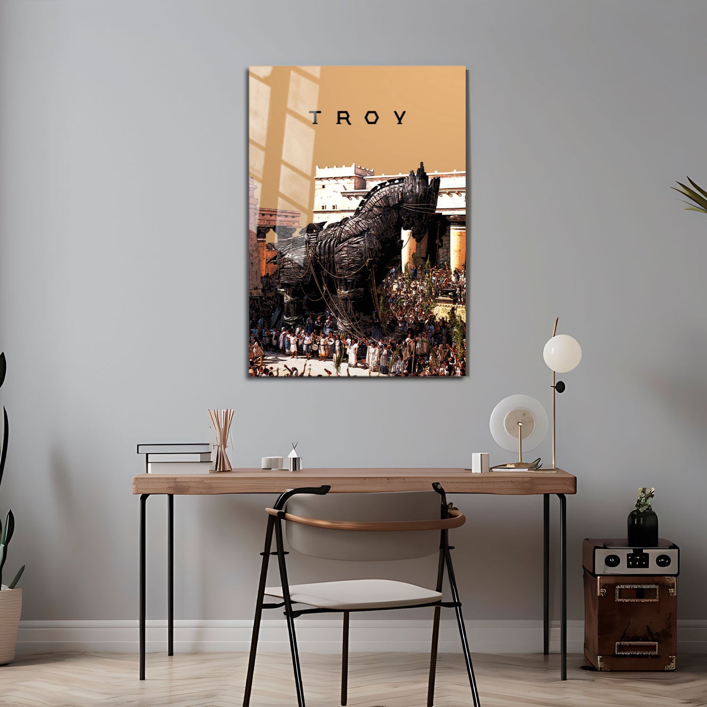 Flex Designs Metal Poster Troy Theatrical 5 x 7" Home Goods - Movie 2004 Movie Metal Poster