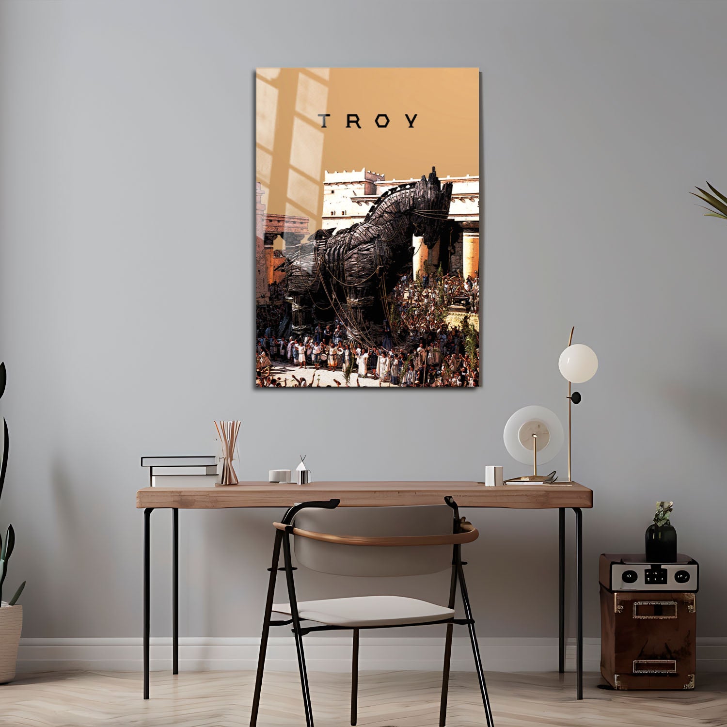 Flex Designs Metal Poster Troy Theatrical 5 x 7" Home Goods - Movie 2004 Movie Metal Poster