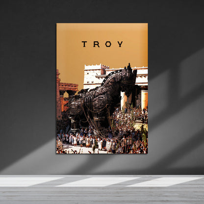 Flex Designs Metal Poster Troy Theatrical 5 x 7" Home Goods - Movie 2004 Movie Metal Poster
