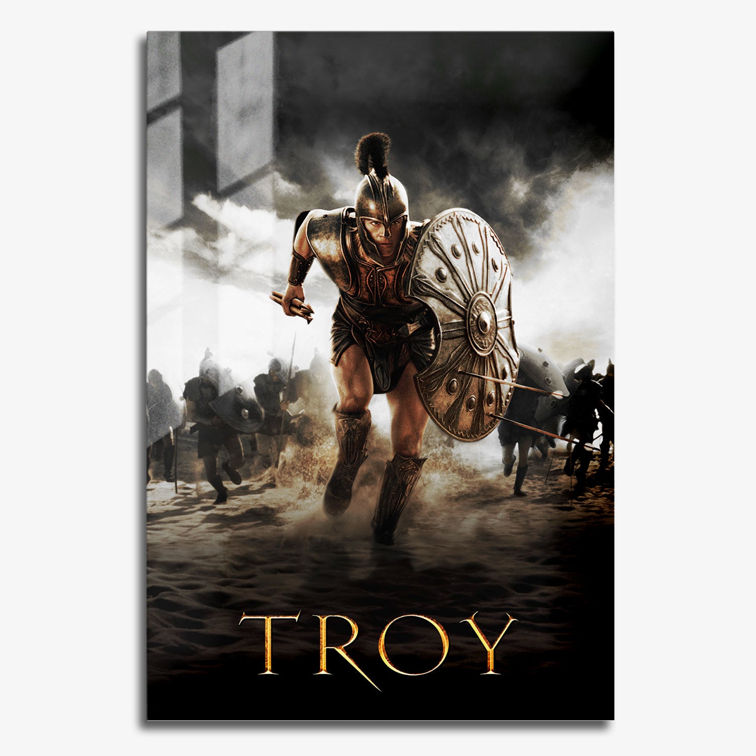 Flex Designs Metal Poster Troy 11 x 17" Home Goods - Movie 2004 Movie Metal Poster
