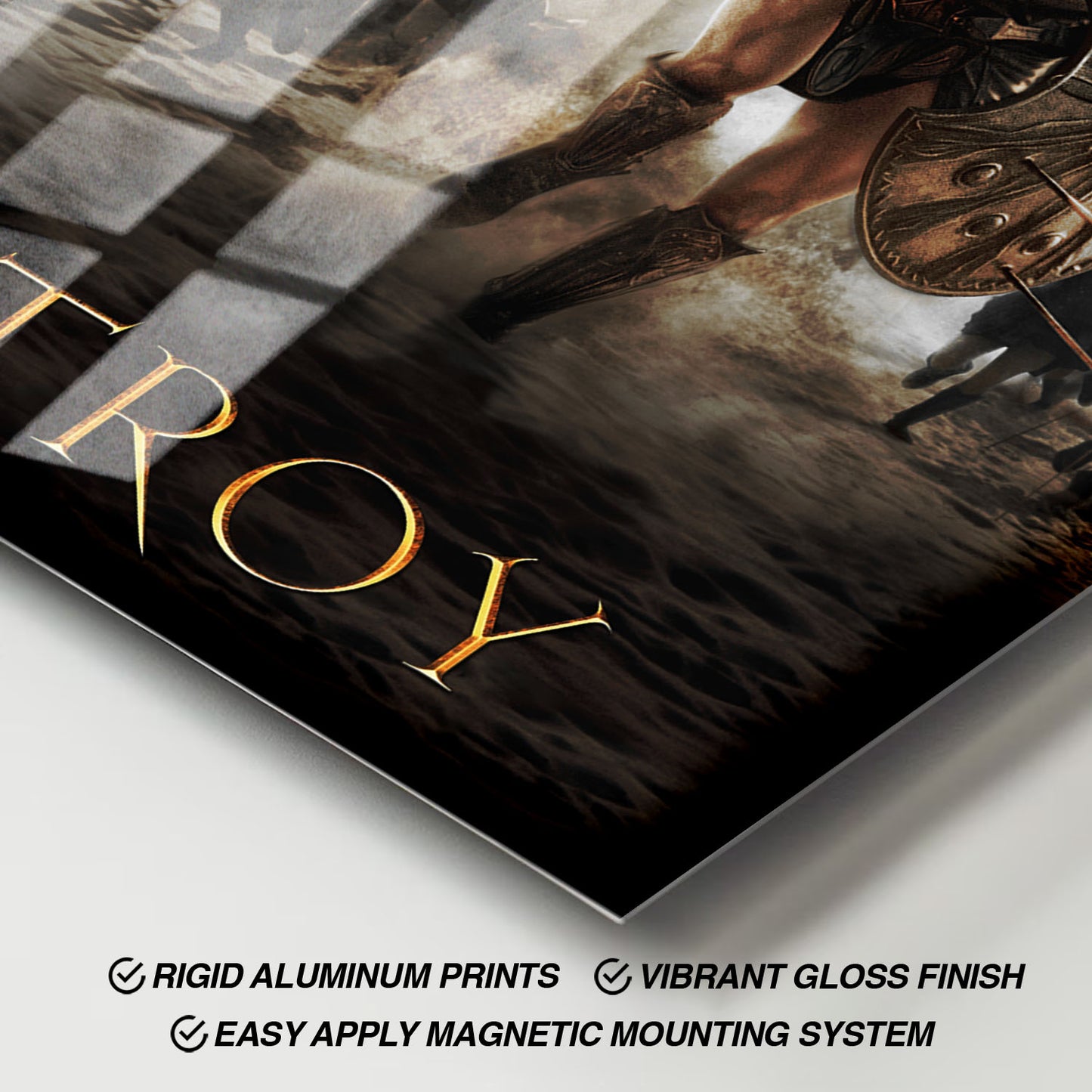 Flex Designs Metal Poster Troy 11 x 17" Home Goods - Movie 2004 Movie Metal Poster