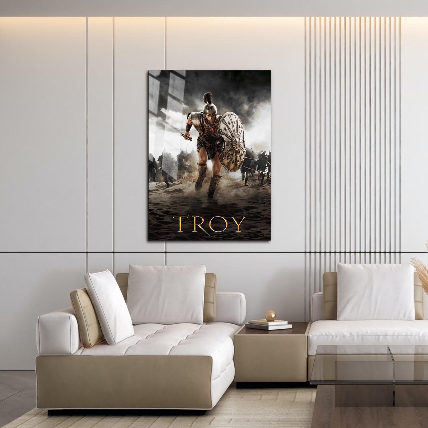 Flex Designs Metal Poster Troy 16 x 24" Home Goods - Movie 2004 Movie Metal Poster