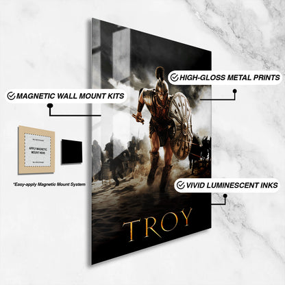 Flex Designs Metal Poster Troy 16 x 24" Home Goods - Movie 2004 Movie Metal Poster
