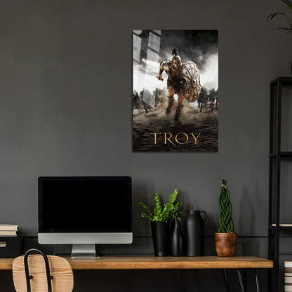 Flex Designs Metal Poster Troy 24 x 36" Home Goods - Movie 2004 Movie Metal Poster