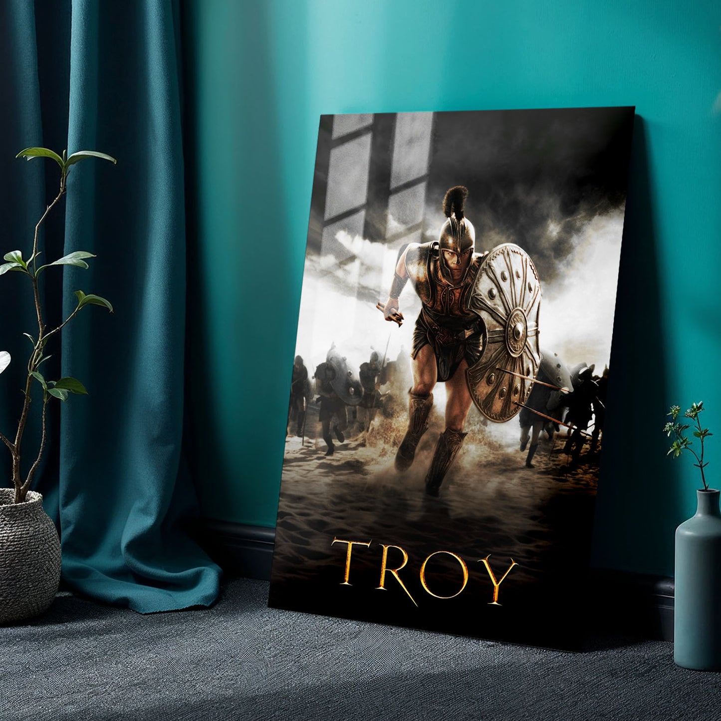 Flex Designs Metal Poster Troy 24 x 36" Home Goods - Movie 2004 Movie Metal Poster