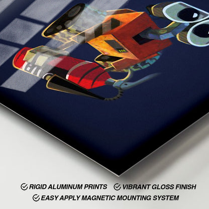 Flex Designs Metal Poster WALLE Sketch 11 x 17" Home Goods - Movie 2008 Movie Metal Poster