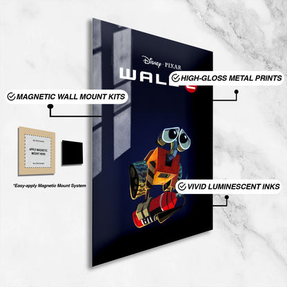 Flex Designs Metal Poster WALLE Sketch 16 x 24" Home Goods - Movie 2008 Movie Metal Poster