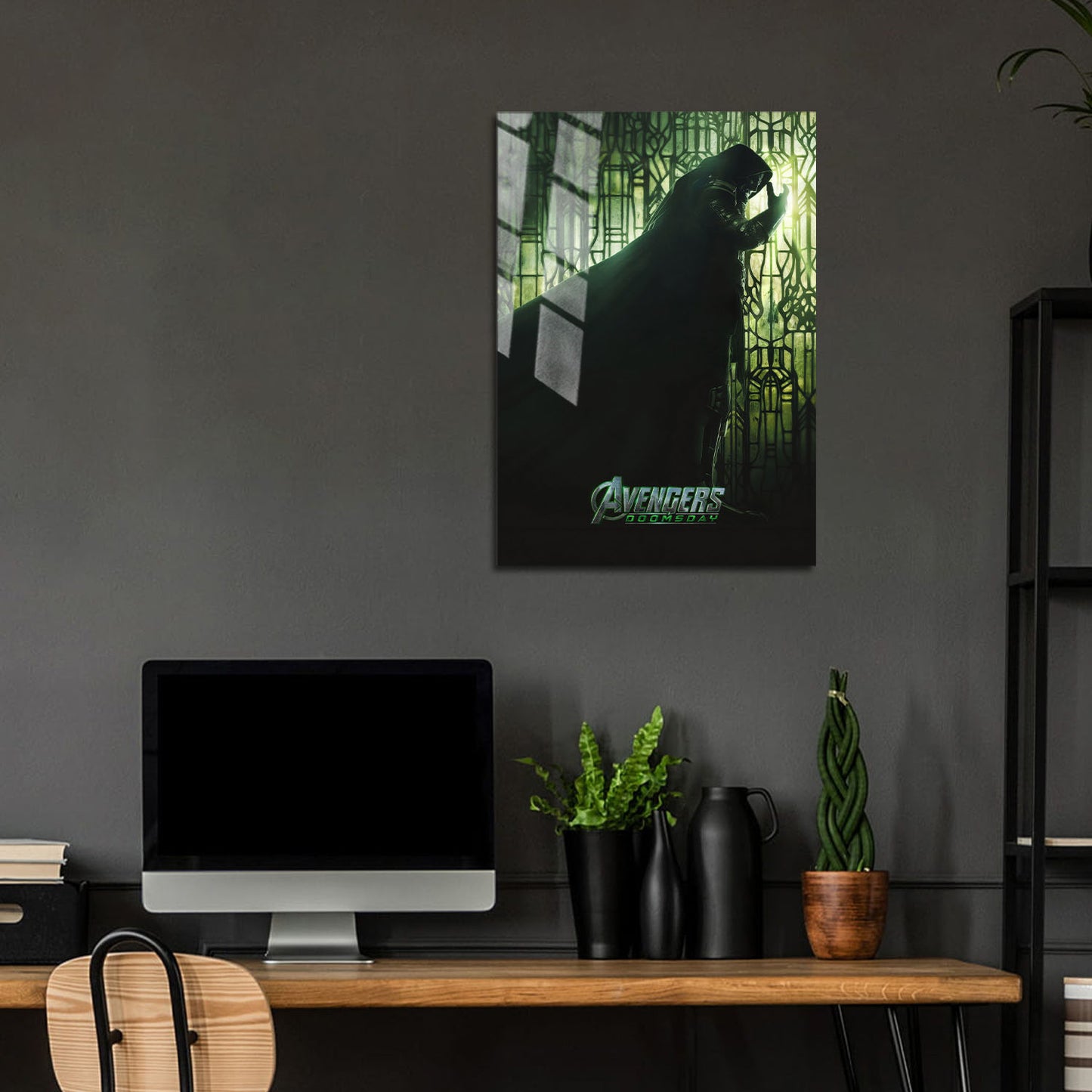 Flex Designs Metal Poster Avengers Doomsday Dr Doom Aura 24 x 36" Home Goods - Movie 2026 Movie Metal Poster