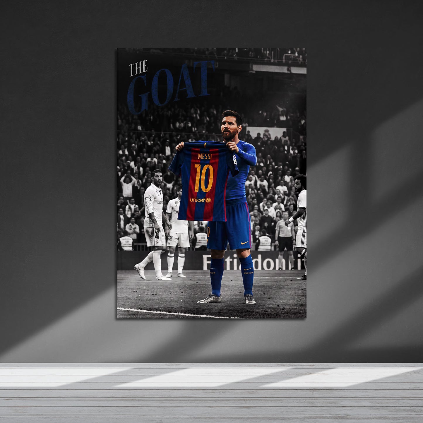 Flex Designs Metal Poster Lionel Messi Barcelona 5 x 7" Home Goods - Sports  Metal Poster