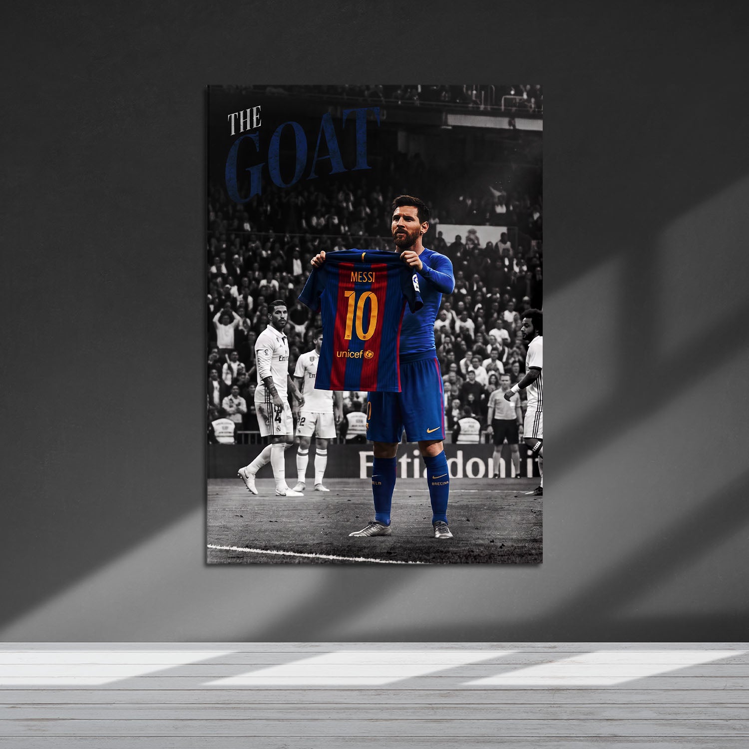 Flex Designs Metal Poster Lionel Messi Barcelona 5 x 7" Home Goods - Sports  Metal Poster