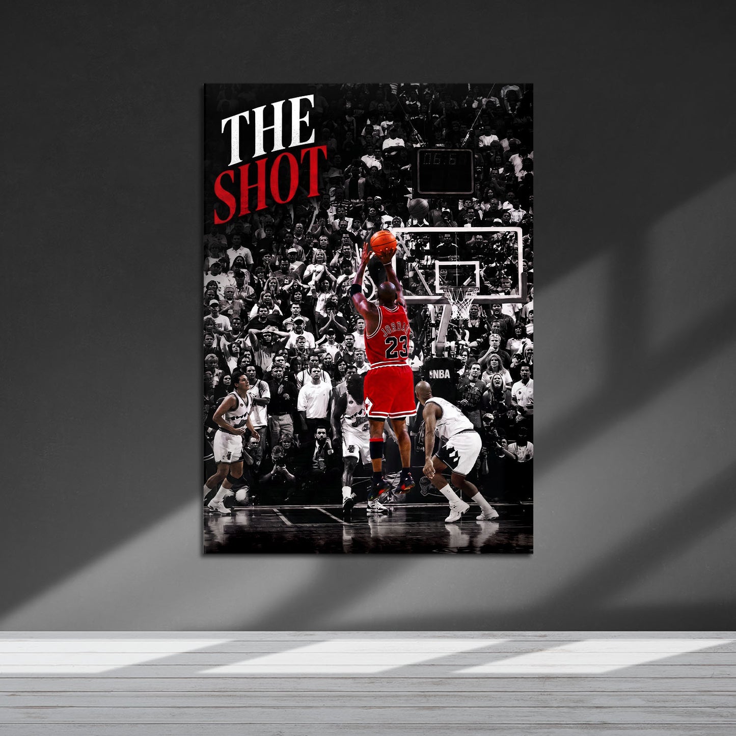 Flex Designs Metal Poster Michael Jordan The Shot 5 x 7" Home Goods - Sports  Metal Poster