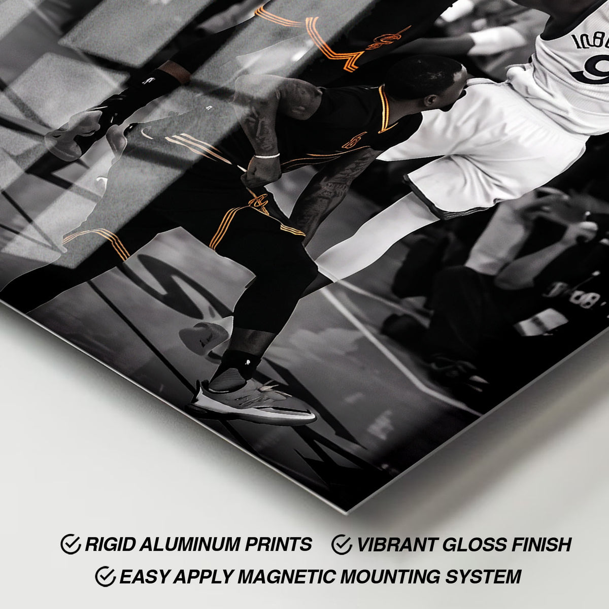 Flex Designs Metal Poster Lebron James The Block 11 x 17" Home Goods - Sports  Metal Poster