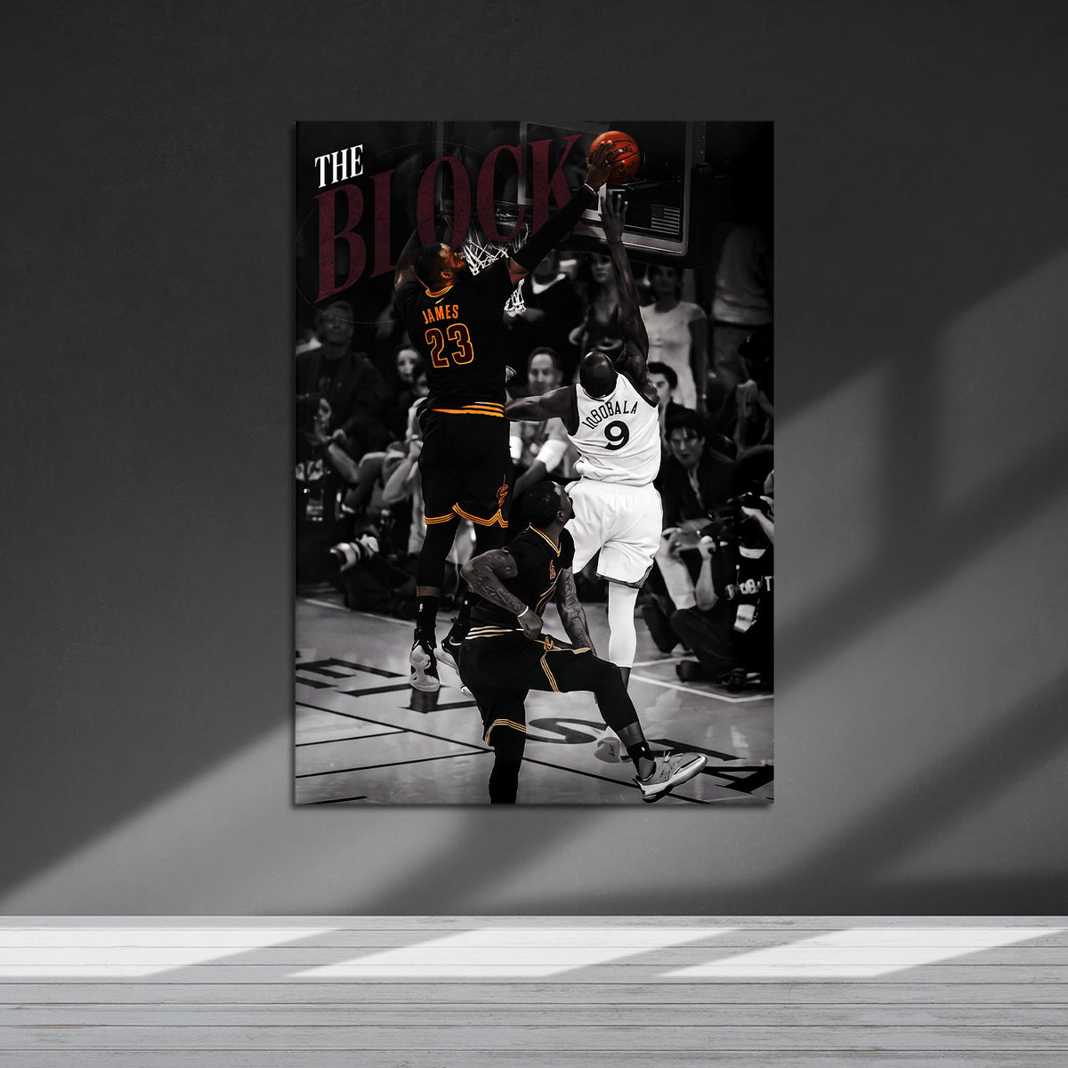 Flex Designs Metal Poster Lebron James The Block 5 x 7" Home Goods - Sports  Metal Poster
