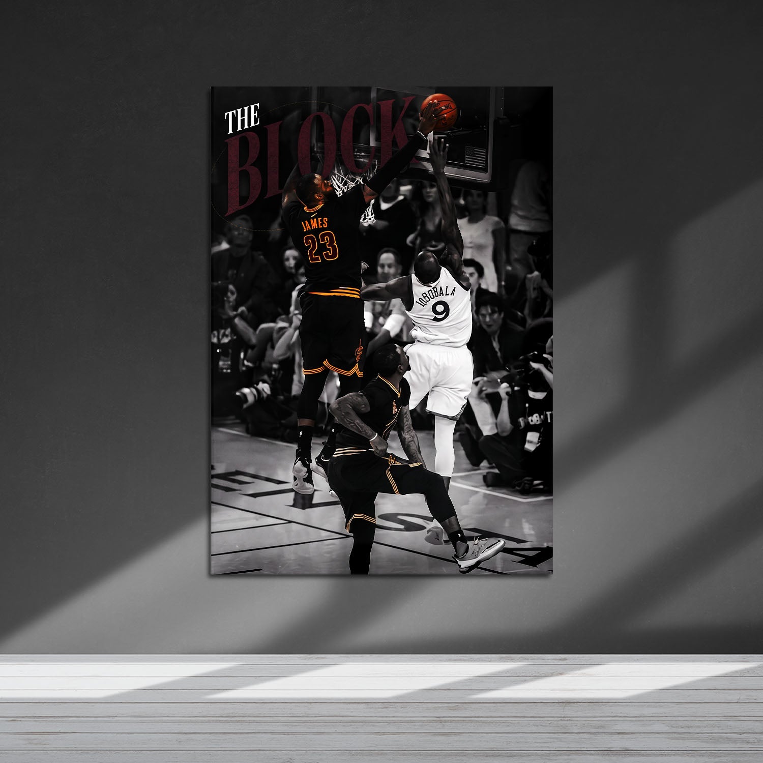 Flex Designs Metal Poster Lebron James The Block 5 x 7" Home Goods - Sports  Metal Poster