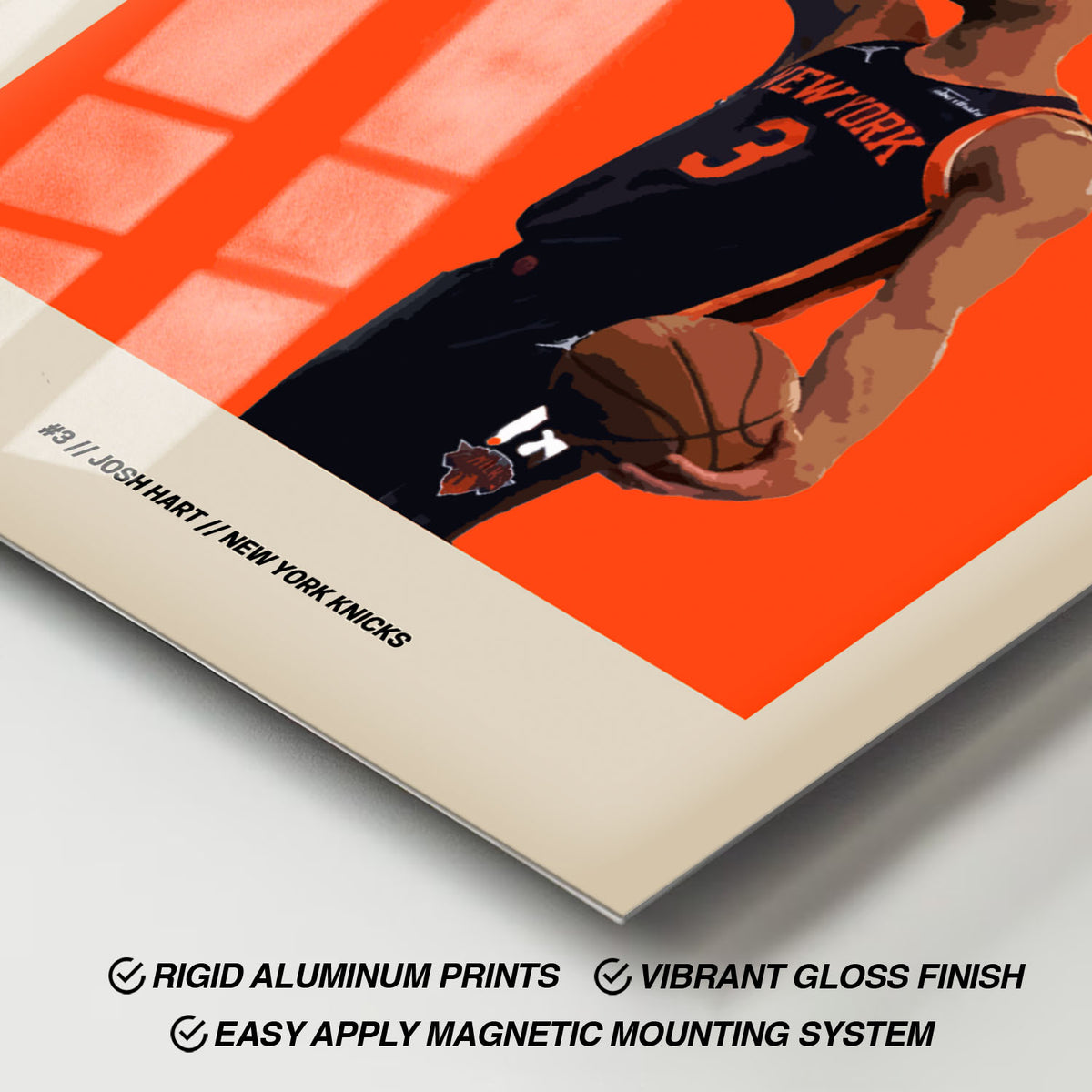 Flex Designs Metal Poster Josh Hart NBA FlexM 11 x 17" Home Goods - Sports  Metal Poster