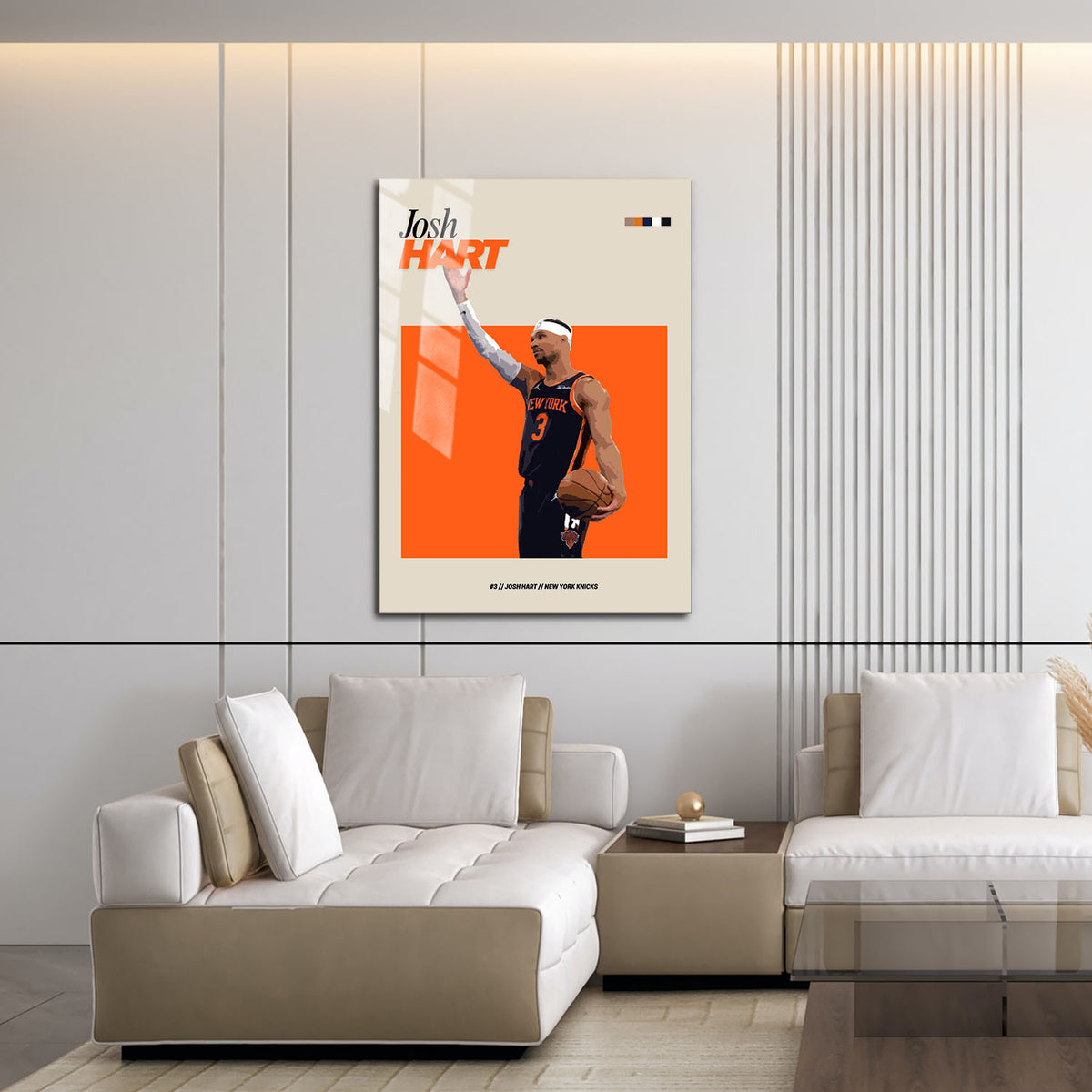 Flex Designs Metal Poster Josh Hart NBA FlexM 16 x 24" Home Goods - Sports  Metal Poster