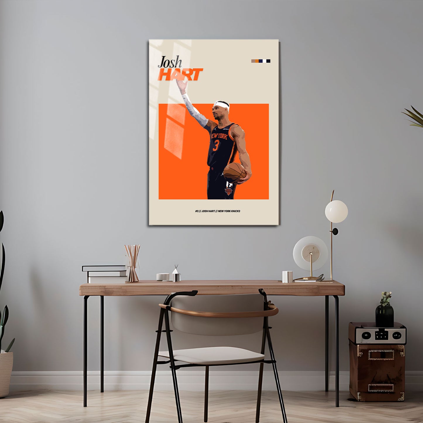 Flex Designs Metal Poster Josh Hart NBA FlexM 5 x 7" Home Goods - Sports  Metal Poster