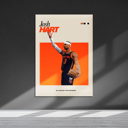 Flex Designs Metal Poster Josh Hart NBA FlexM 5 x 7" Home Goods - Sports  Metal Poster
