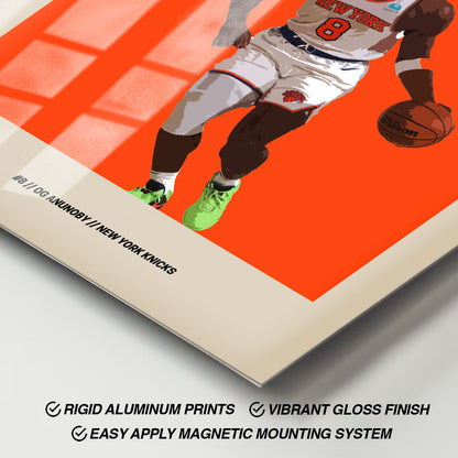 Flex Designs Metal Poster OG Anunoby NBA FlexM 11 x 17" Home Goods - Sports  Metal Poster