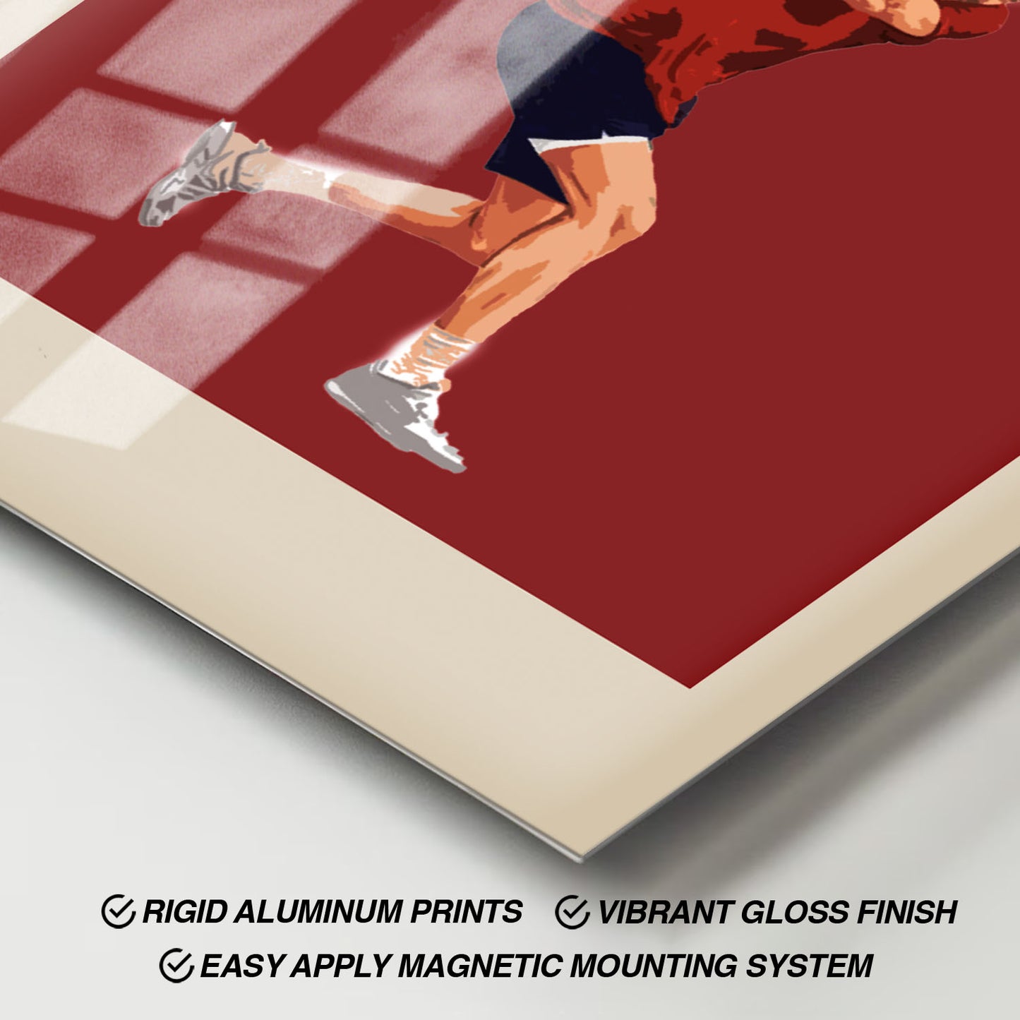 Flex Designs Metal Poster Taylor Fritz FlexM 11 x 17" Home Goods - Sports  Metal Poster