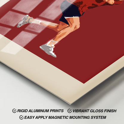 Flex Designs Metal Poster Taylor Fritz FlexM 11 x 17" Home Goods - Sports  Metal Poster