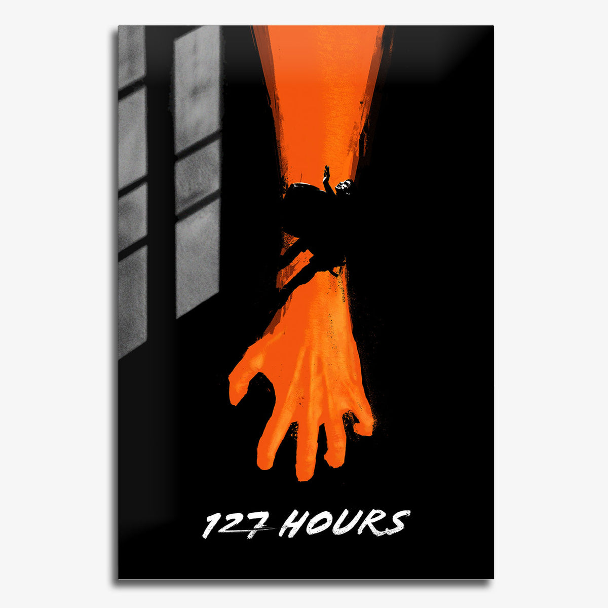 Flex Designs Metal Poster 127 Hours Cartoon 11 x 17" Home Goods - Movie 2010 Movie Metal Poster