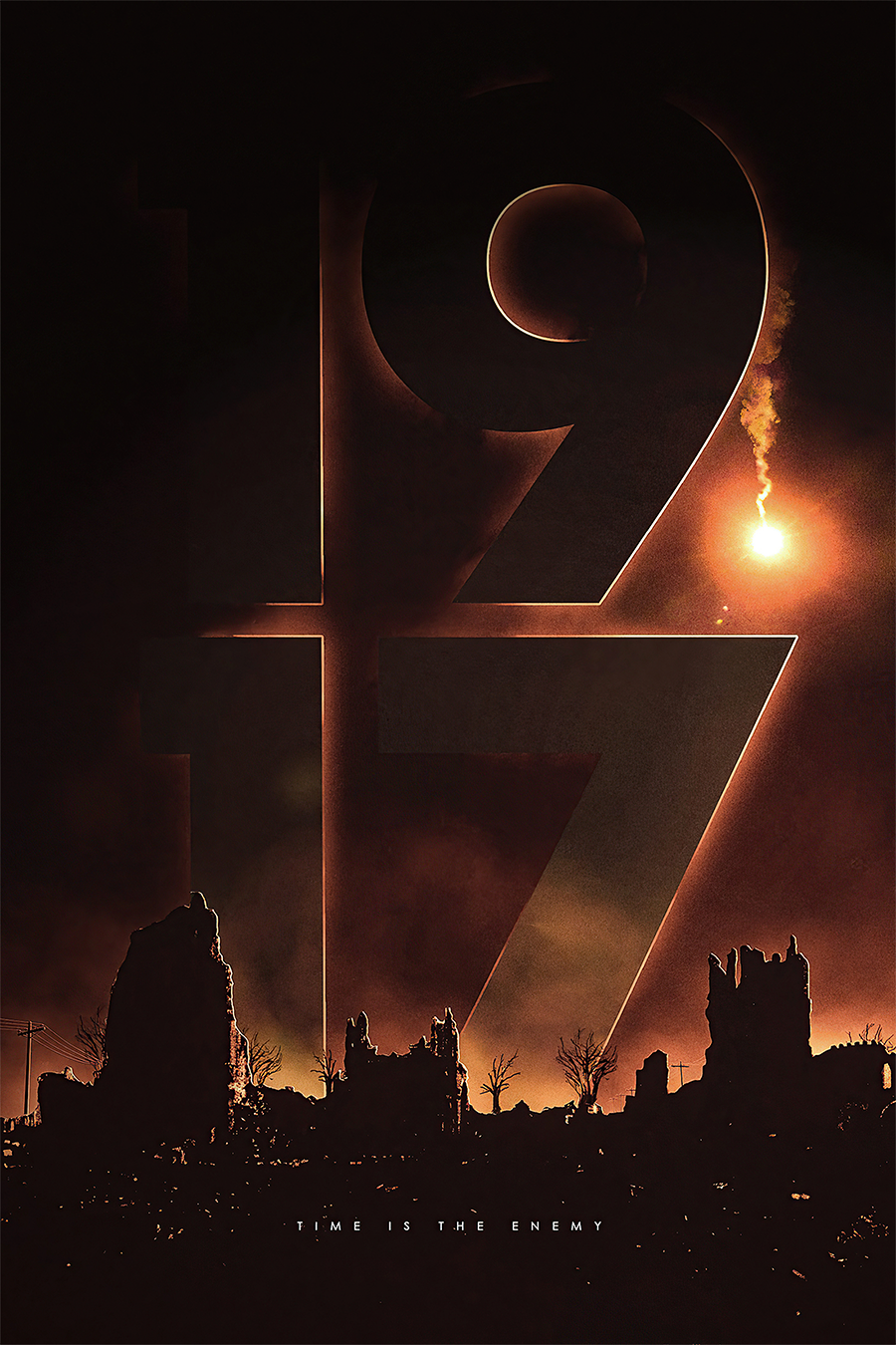 Flex Designs Metal Poster 1917 11 x 17" Home Goods - Movie 2019 Movie Metal Poster