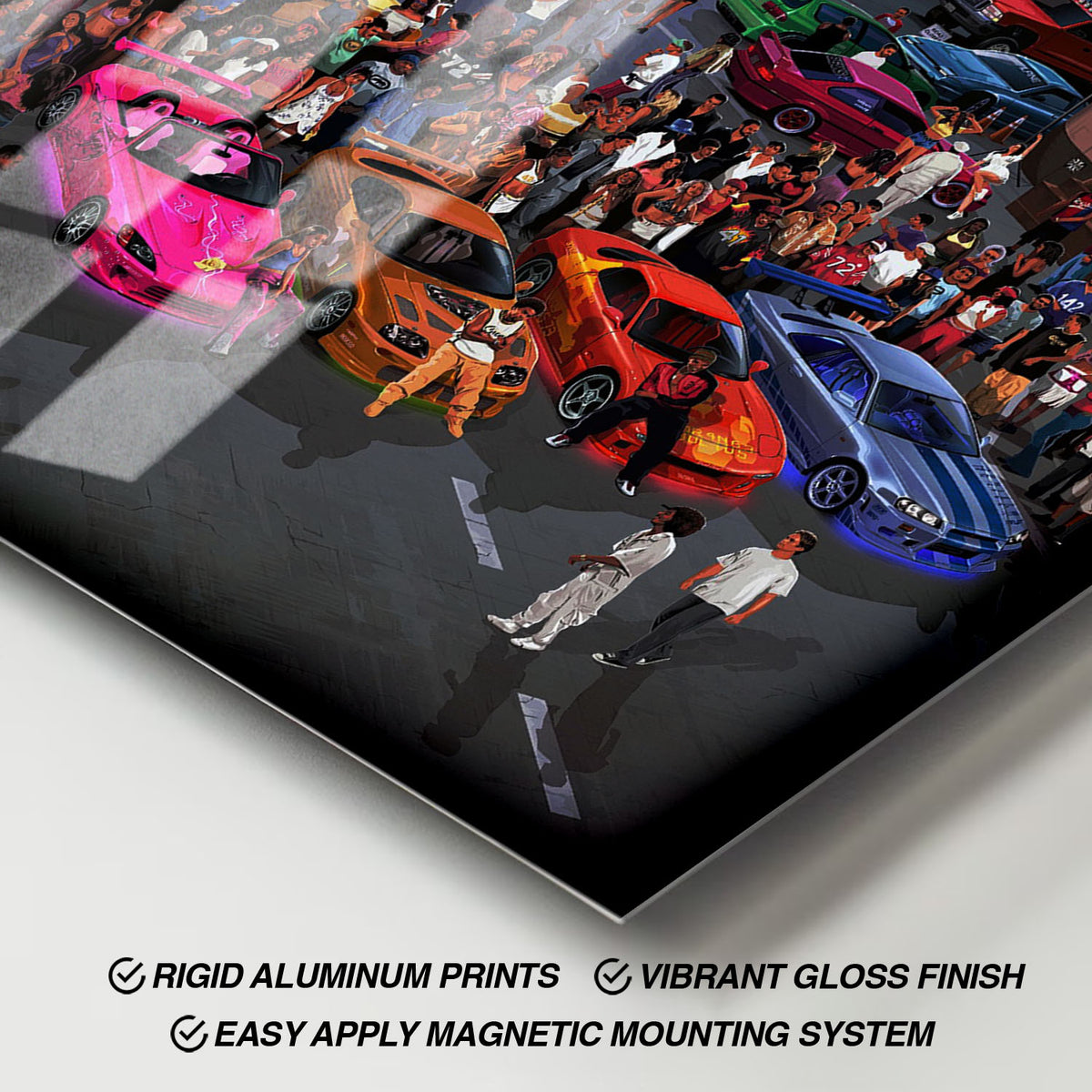 Flex Designs Metal Poster 2 Fast 2 Furious 11 x 17" Home Goods - Movie 2003 Movie Metal Poster