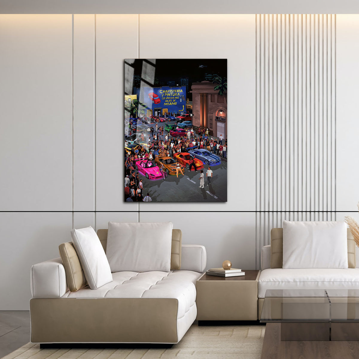 Flex Designs Metal Poster 2 Fast 2 Furious 16 x 24" Home Goods - Movie 2003 Movie Metal Poster