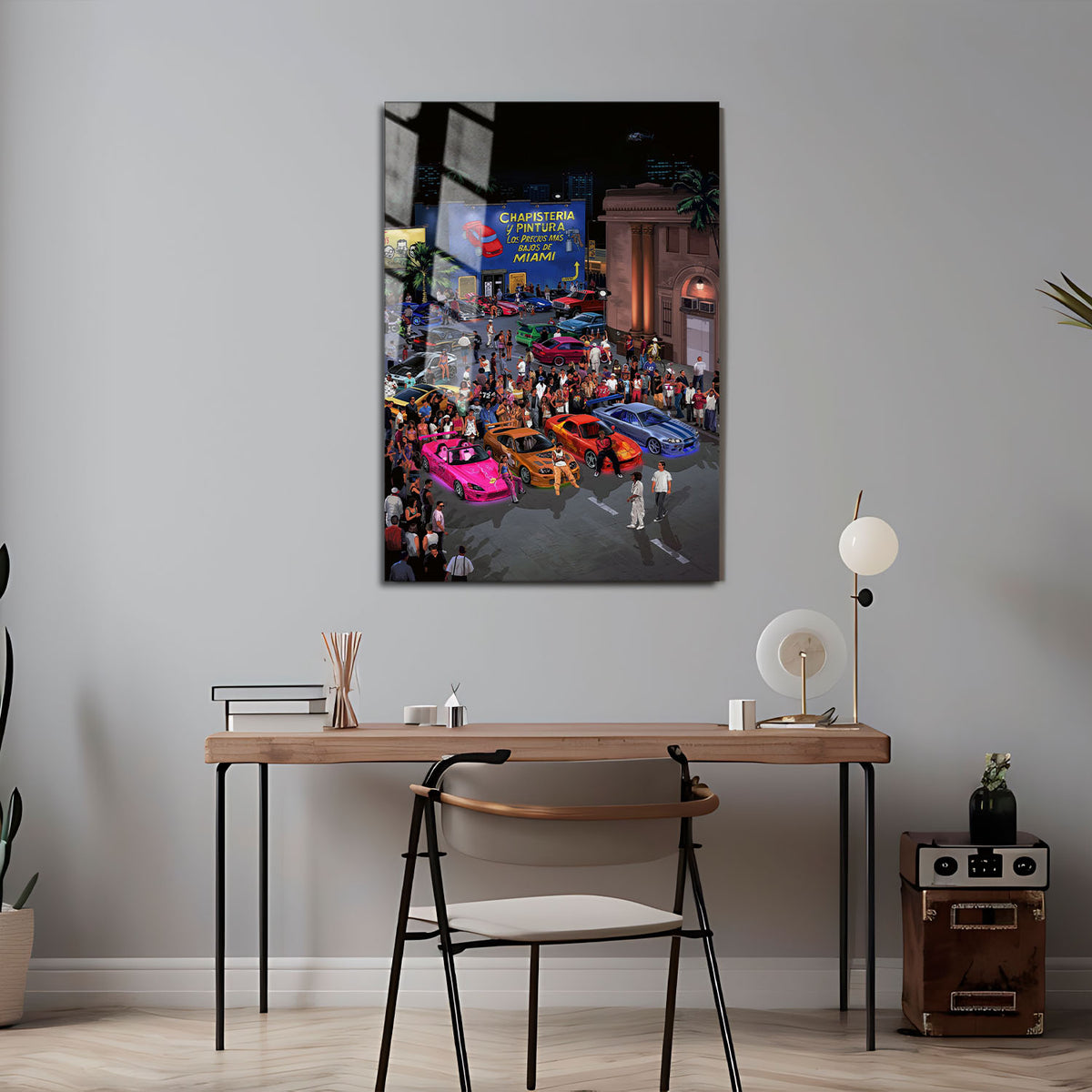 Flex Designs Metal Poster 2 Fast 2 Furious 5 x 7" Home Goods - Movie 2003 Movie Metal Poster